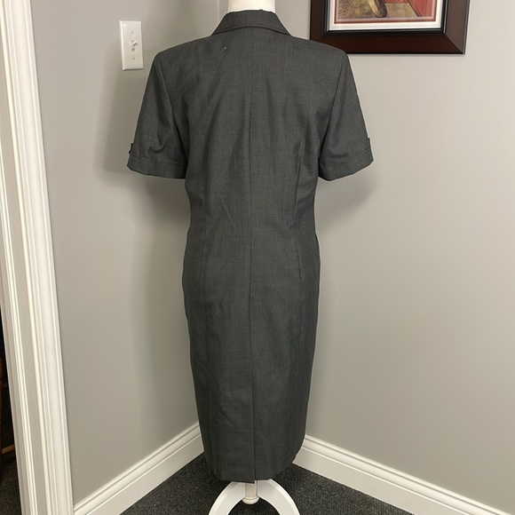 Delta Airlines Womens Uniform Dress Size 8P Petite Short Short Sleeve Gray - Picture 7 of 8